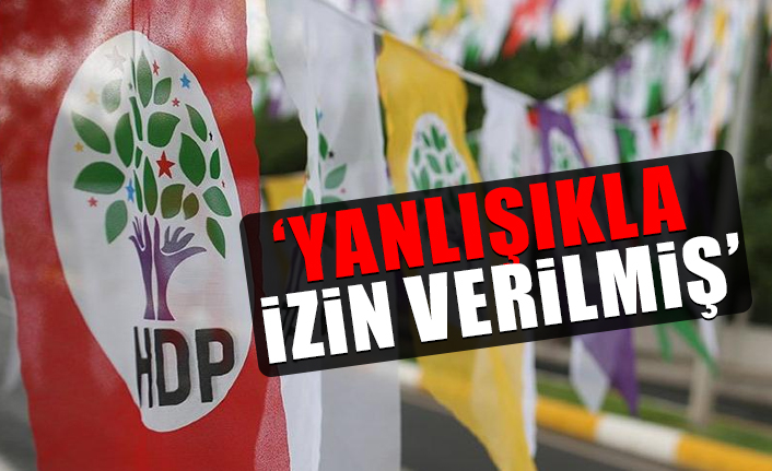 Polis HDP’nin kongre için astığı bayrakları söktü