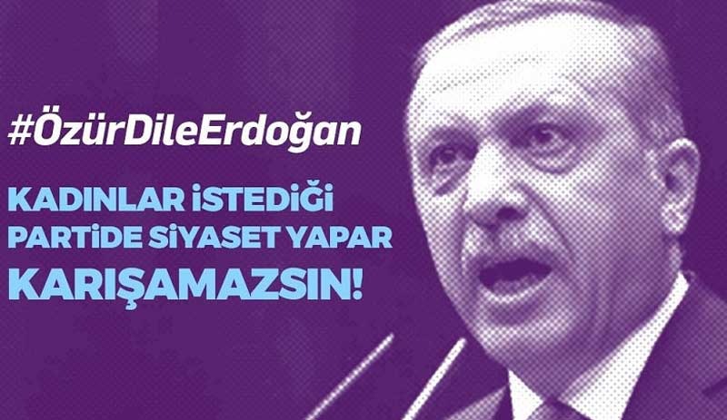 Sosyal medyada Erdoğan tepkisi: Özür dile Erdoğan