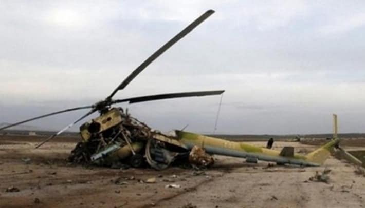 Askeri helikopter düştü…