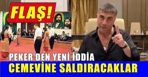 Sedat Peker’den flaş iddia: Mehmet Ağar cemevine sal-dırı planlıyor